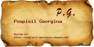 Pospisil Georgina névjegykártya